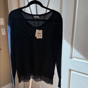 Vince Black Crew Neck Sweater